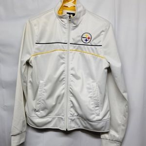 3/$25!!  Steelers track jacket women's medium